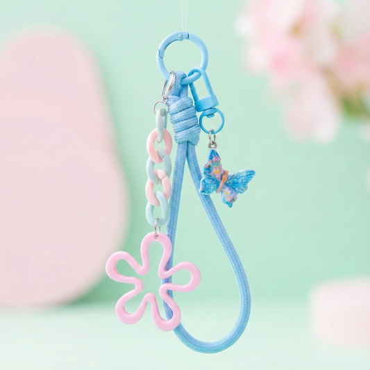 Butterfly Sky - El Yapımı Çanta Charmı & Anahtarlık
